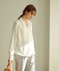 marjour/SHOULDER TUCK BLOUSE/505165817