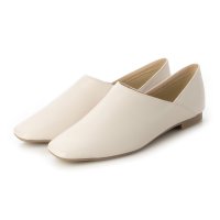 Lirio blanco/アレッタ ALETTA やわらかスクエアトゥ 2WAYフラットシューズ/505165823