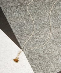 WYTHECHARM/【フランス1点もの】タイガーアイリーフ型装飾ネックレス（スターリングシルバー）/505165965