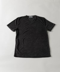 Nylaus/スリムフィット ショートスリーブ パイル VネックTシャツ/505167304