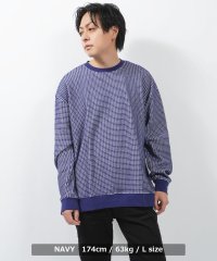 1111clothing/ワンフォークロージング 1111clothing ビッグワッフル メンズ ニット レディース トップス ロンT サーマル クルーネック 長袖 無地 大きいサイズ/505167319