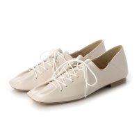 Lirio blanco/アレッタ ALETTA やわらかスクエアトゥ 2WAY マニッシュシューズ/505156989