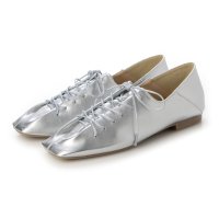 Lirio blanco/アレッタ ALETTA やわらかスクエアトゥ 2WAY マニッシュシューズ/505156989