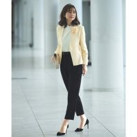 RUIRUE BOUTIQUE/ルイルエブティック RUIRUE BOUTIQUE ノーカラーベーシック3ピーススーツ/505167673