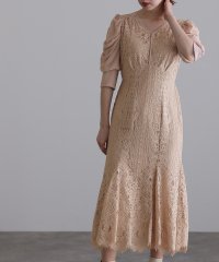 PourVous/プールヴー PourVous 結婚式パーティードレスマーメイドミモレ丈&七分袖セレモニーフォーマル ワンピース 20代 30代 40代/505167994