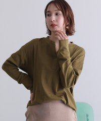 PourVous/プールヴー PourVous スキッパーラウンドヘムプルオーバー/505168003