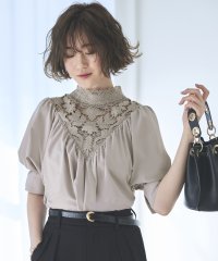 RUIRUE BOUTIQUE/トライアングルレース ブラウス「T1101」/505168049