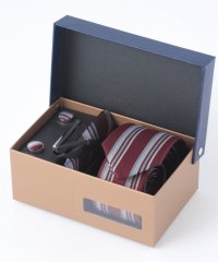ZIP FIVE/Tootal 老舗英国ブランド シルク100% メンズ スーツ ギフト箱4点セット/505168428