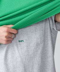 SHIPS MEN/【WEB限定】SHIPS: マイクロ SHIPSロゴ ポケット Tシャツ/503842769