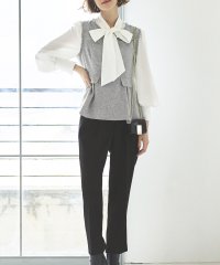 RUIRUE BOUTIQUE/ルイルエブティック RUIRUE BOUTIQUE ボウタイツイードトップス＆テーパードパンツセットアップ/505167705