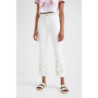 Desigual/デシグアル Desigual クロップド フレアジーンズ/504450868