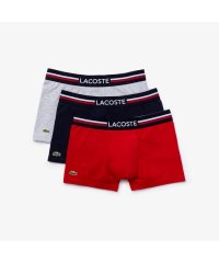 LACOSTE Mens/トリコロールボーダー3パックボクサーパンツ/505170849