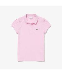 LACOSTE KIDS/GIRLS スカラップカラー ミニピケポロシャツ/505171107