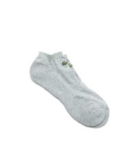 LACOSTE UNISEX/ラコステ LACOSTE 足底パイル ロゴ スニカー丈ソックス/505171121
