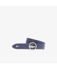 LACOSTE/シルバーサークルバックルベルト/505171131