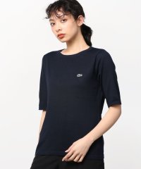 LACOSTE/UVカット 吸水速乾 ウォッシャブル COOLMAX クールマックス ニット 半袖Tシャツ/505172317