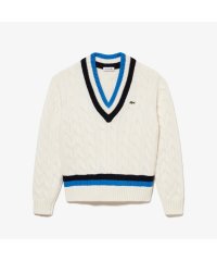 LACOSTE/レスポンシブウールブレンドチルデンニットセーター/505172319