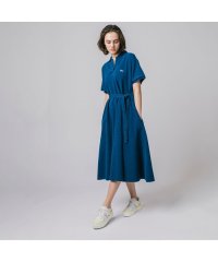 LACOSTE/インディゴ鹿の子地ポロドレス/505172415