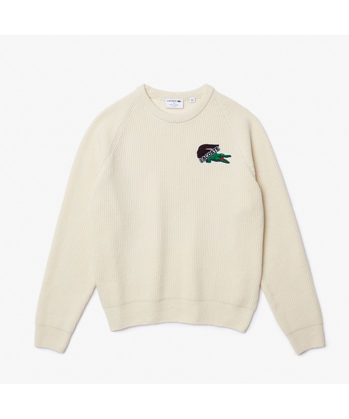 ラッピング無料 近年モデル 定価18700円 LACOSTE クルーネックセーター