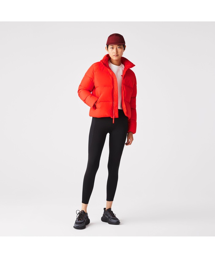 本日のタイムセール - ホットプレート / ホット セール】ラコステ LACOSTE クロックステッチダウンジャケット ジャケット・アウター