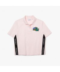 LACOSTE/シーズナルワッペンクロップドポロシャツ/505172990