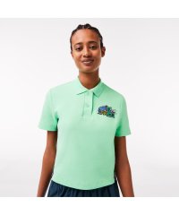 LACOSTE/シーズナルワッペンクロップドポロシャツ/505172990