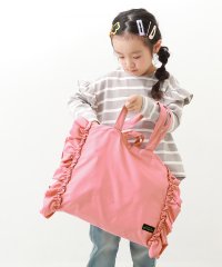 devirock/フリルレッスンバッグ 子供服 キッズ 女の子 バッグ トートバッグ 新学期グッズ 入園 入学 通園 通学 習い事/505174004