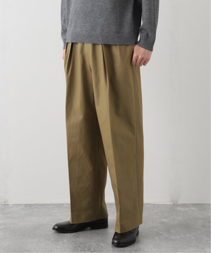 セール】【MARKAWARE / マーカウェア】 DOUBLE PLEATED TROUSERS OC