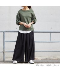 No one knows/ノーワンノーズ No one knows 日本製 バルーン袖 5分袖 ボートネック 大人 カットソー ボリューム袖 ドロップショルダー プルオーバー レディース/505111775