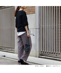 No one knows/ノーワンノーズ No one knows 日本製 バルーン袖 5分袖 ボートネック 大人 カットソー ボリューム袖 ドロップショルダー プルオーバー レディース/505111775