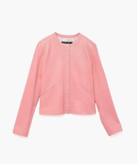 agnes b. FEMME/ラムスキン レザー 長袖 カーディガンプレッション/505147618