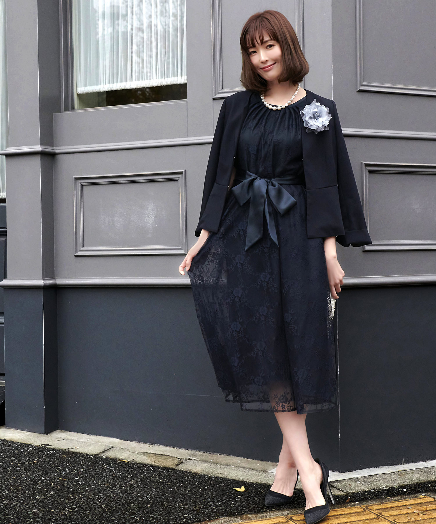 ルイルエブティック RUIRUE BOUTIQUE ペプラムジャケット