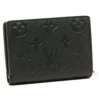 LOUIS VUITTON/ルイ ヴィトン Louis Vuitton 二つ折り財布 ポルトフォイユクレア モノグラム ミニ財布 ブラック レディース LOUIS VUITTON M801/505174125