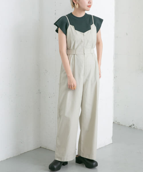 ベビーグッズも大集合 セール 50%OFF】フロントZIPサロペット(505176748 サロペット・オーバーオール・オールインワン