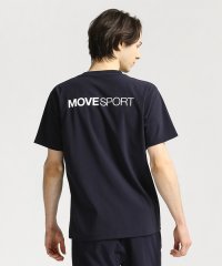 MOVESPORT/EXcDRY 表パイル バックロゴ ショートスリーブシャツ【アウトレット】/505109808