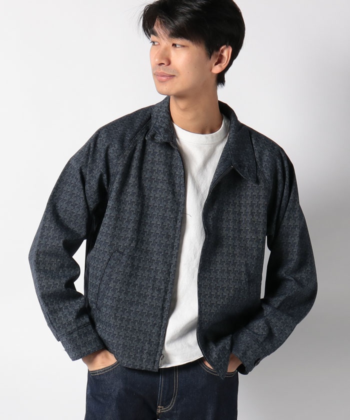 セール 50%OFF】LVC CASUAL HARRINGTON BLUE CHECK PATTERN(505152077