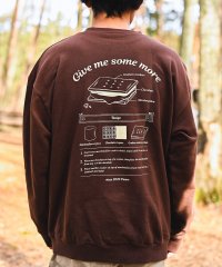 S'more/スモア S'more 【 S'more 】COTTON CREW NECK BIG SWEAT ー S'more recipe/505176615