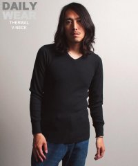 AVIREX/《DAILY/デイリー》THERMAL L/S V－NECK T－SHIRT/サーマル 長袖 ブイネック Tシャツ /505177806