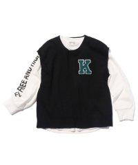 SHOO・LA・RUE(Kids) /【110－140cm/2点セット】ニットベストレイヤードセット/505178549