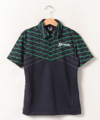 SRIXON/【松山英樹プロモデル ジュニア別注】クロスラインパネルプリントシャツ【アウトレット】/505134231