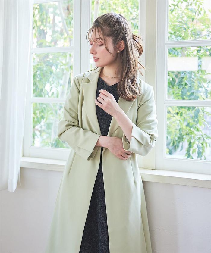 バックタックカルージュコート(505145311) | SWINGLE(SWINGLE バックタックカルージュコート(505145311) | SWINGLE(SWINGLE