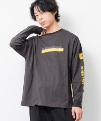 RAT EFFECT/KANGOL別注袖ネオンプリントロングTシャツ/505179441