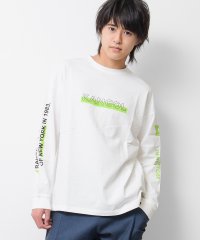 RAT EFFECT/KANGOL別注袖ネオンプリントロングTシャツ/505179441