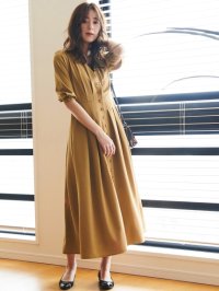 RUIRUE BOUTIQUE/ルイルエブティック RUIRUE BOUTIQUE 2wayフロントボタンタックワンピース/505167677
