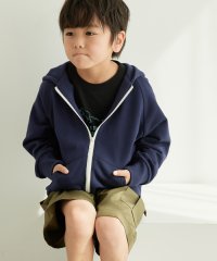 ROPE' PICNIC　KIDS/【KIDS】UNISEXロゴ刺繍入りオーバーサイズZIPフーディー/505166985