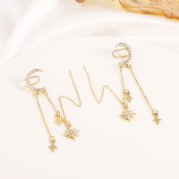 miniministore/イヤーカフ付きピアス キラキラ 三日月/505183342