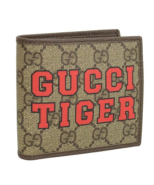 セール】GUCCI グッチ GG スプリーム TIGER 二つ折り財布(505183503