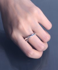 MAISON mou/【YArKA/ヤーカ】】triangle irregular twist ring [ont] /トライアングル 不規則 捻りリング silver925 /505137799