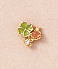 TAKE-UP/【GARDEN】K18・K10ダイヤモンド　テントウムシ×クローバーハーフピアス/505157955