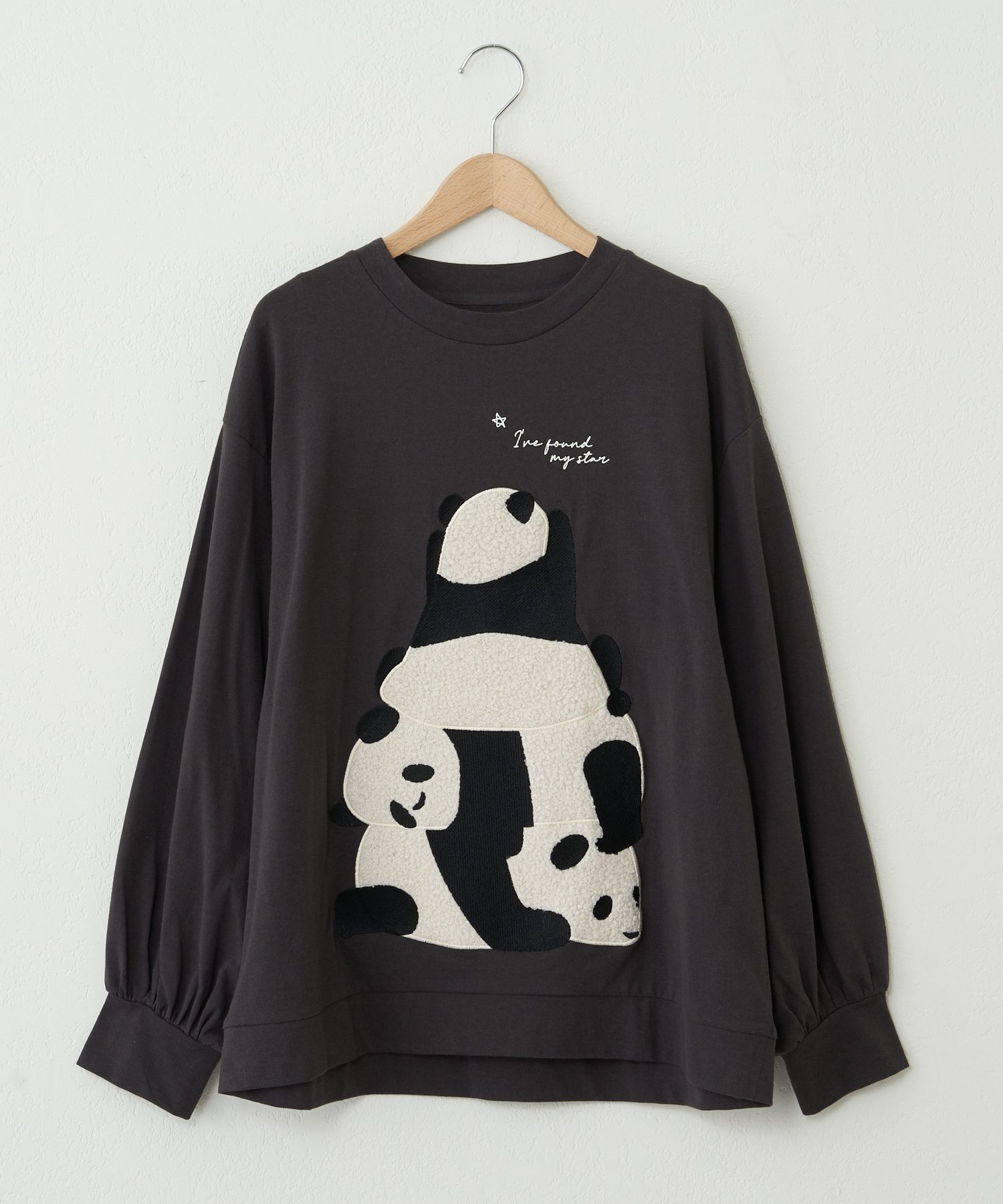 【セール/30%OFF】ottilie オティーリエ プリントロンT "The Grapes are sour." 長袖 コットン 251013 レディース【SALE】【返品・交換不可】 セール/30%OFF】ottilie オティーリエ プリントロンT 